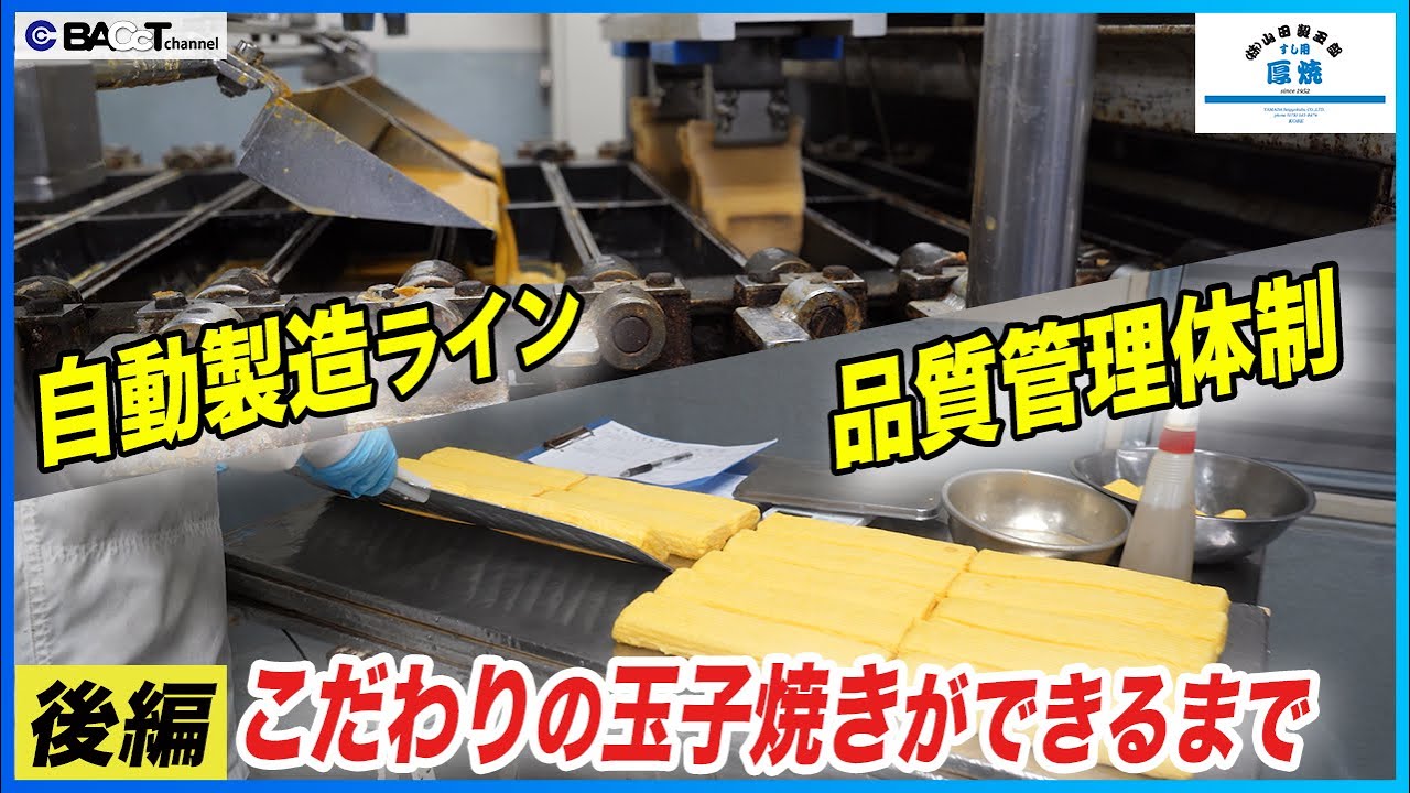 【1日1500個の玉子焼きを生産する工場】昔ながらの変わらぬ味の玉子焼き製造と安心安全の品質管理体制に迫る【山田製玉部工場見学/後編】